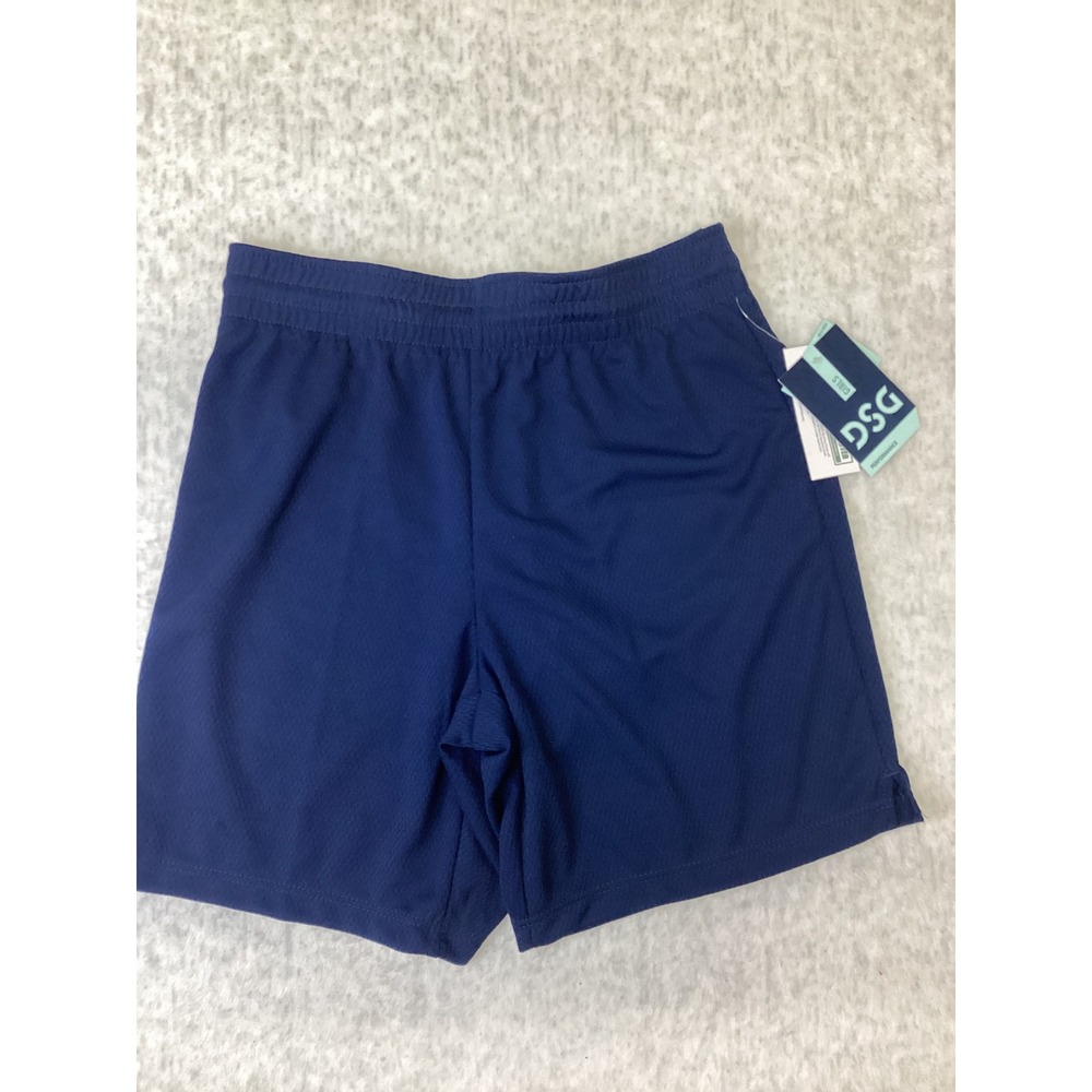 DSG Girls Basketball Shorts University Navy Blue Loose Fit Elastic Waist Large